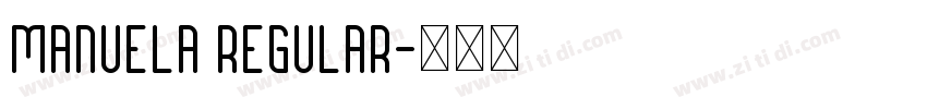 MANUELA Regular字体转换